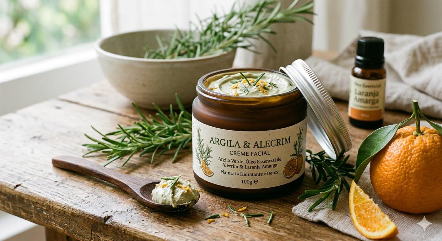 Creme Facial Greenlab Argila e Alecrim